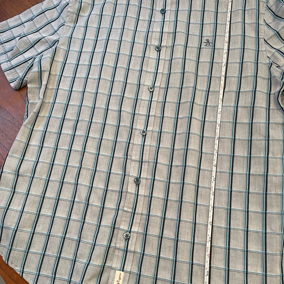 Original Penguin Classic Fit Short Sleeve Button Down Shirt - Picture 8 of 9